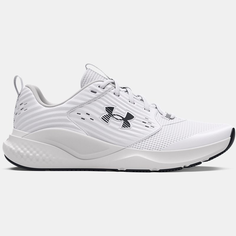 Women's  Under Armour  Commit 4 Training Shoes White / Distant Gray / Black 7.5